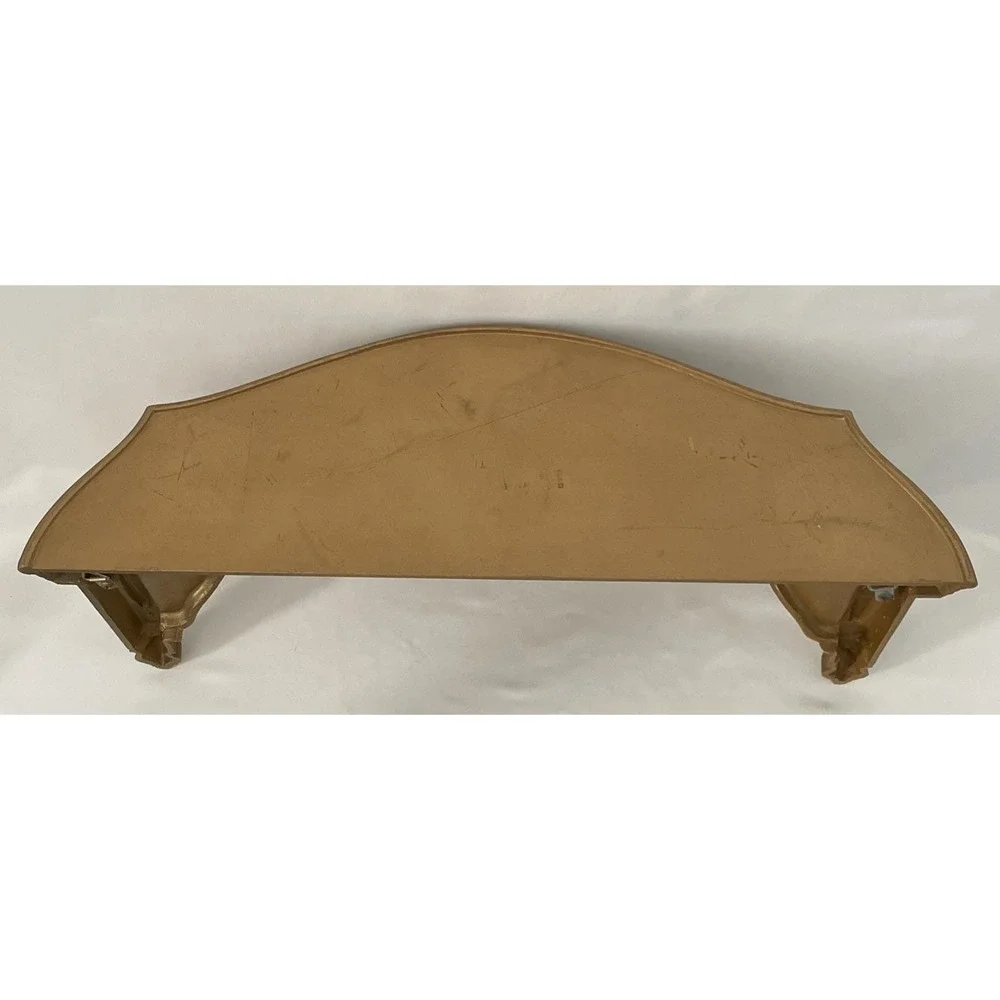 Vintage 1970's HOMCO Home Interiors Gold Wall Shelf Scrolled Hollywood Regency